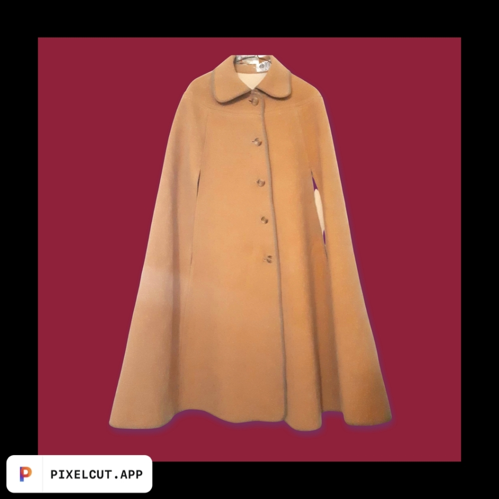 VINTAGE Wetherall Wool 1960s Cape